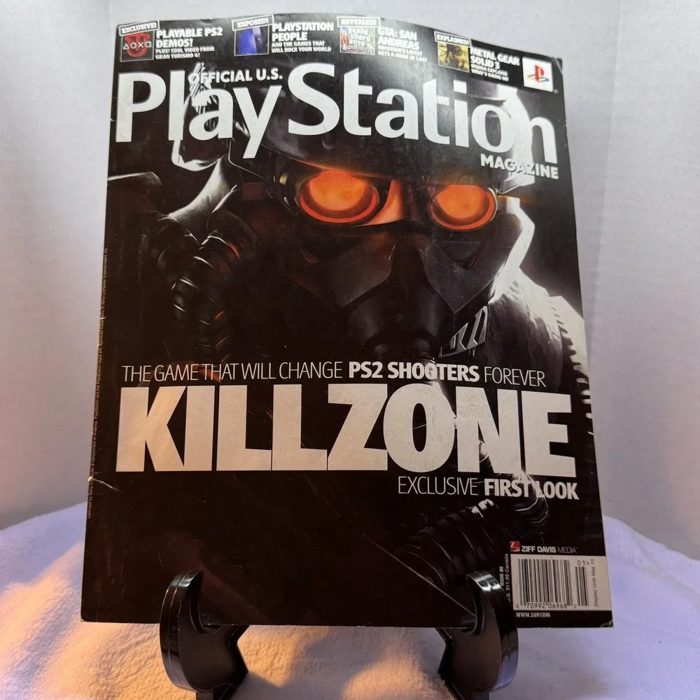 Official US Playstation Magazine May 2004 Issue #80 Killzone No Disc‎